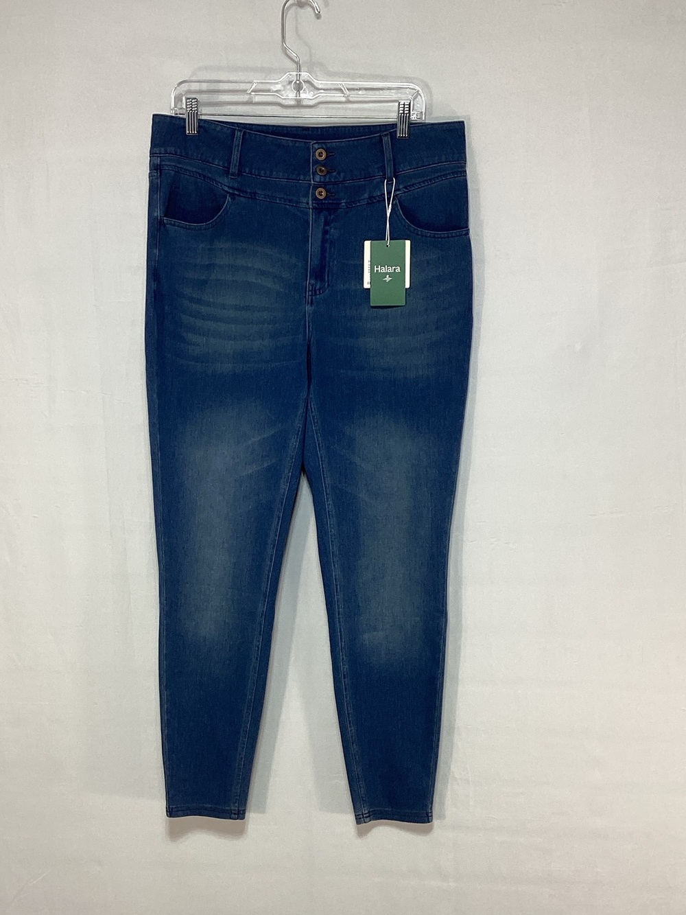 NWT HALARA XL Women's Blue Flex Denim Jeans